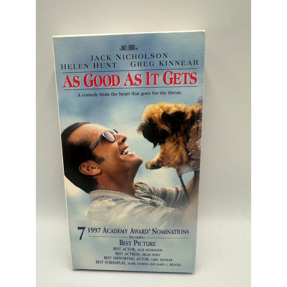 As Good As It Gets 1997 VHS Jack Nicholson Helen Hunt Greg Kinnear NTSC PG-13
